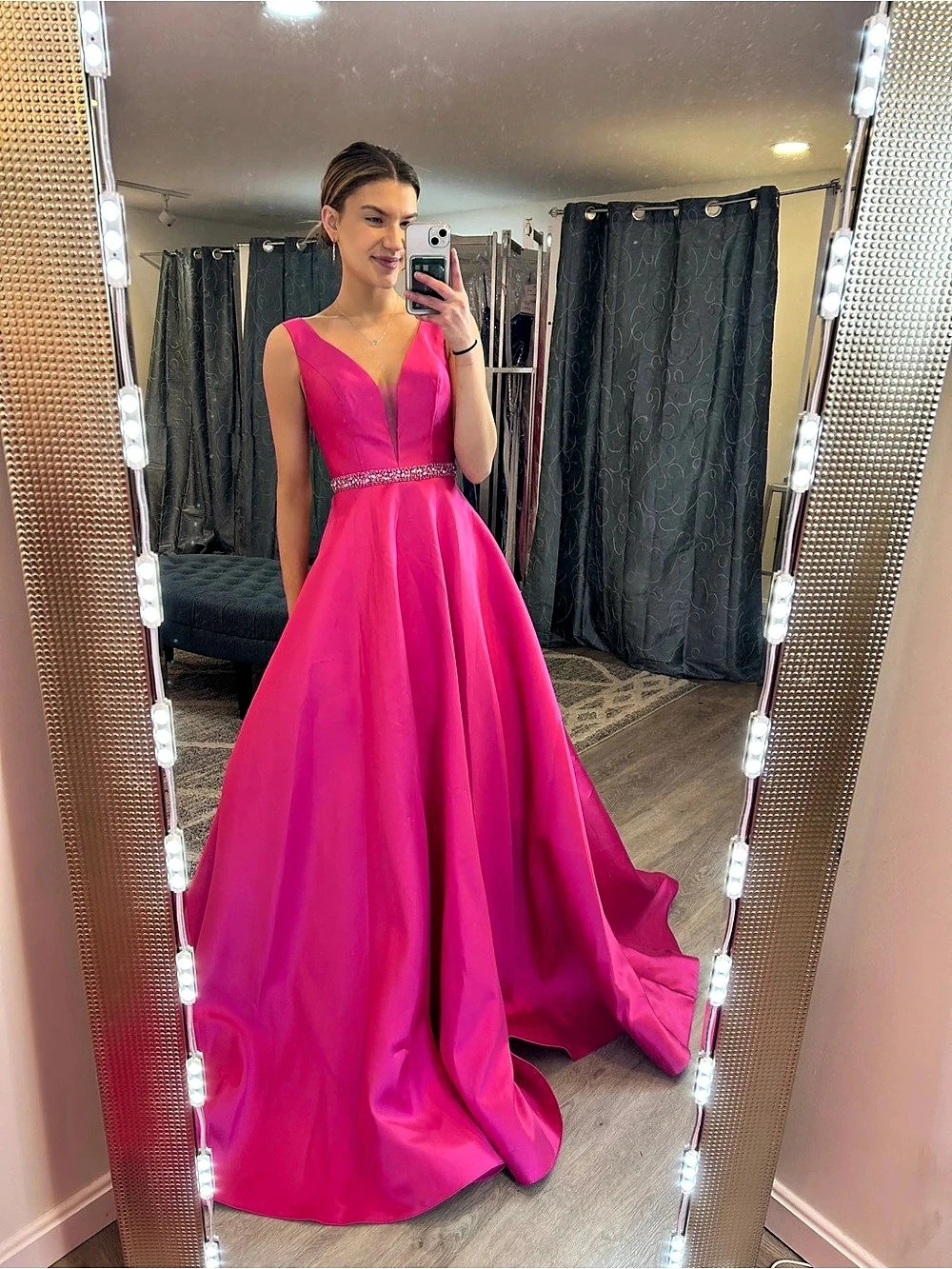Pink Prom or Pageant Gown Size 0